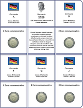 foto Aggiornamento Germania 2026 - 2 euro Konrad Adenauer