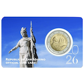 foto San Marino 2026 - 2 euro Statua della Libertà 150° anniversario