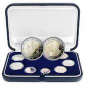 foto Italia 2023 - Divisionale Serie 10 monete Proof con le 2 monete del 2023