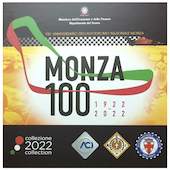foto Italia 2022 - Divisionale Serie 9 monete 100° anniversario dell'autodromo di Monza
