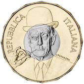 foto Italia 2017 - 5 euro 50° anniversario della scomparsa di Totò in coincard